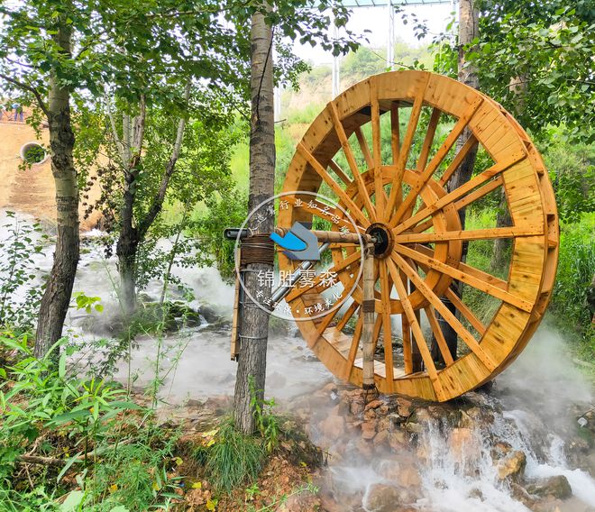 唯美人造雾景观装置——喷雾加湿降温延伸无限的景观168体育 168体育官网意蕴(图1)